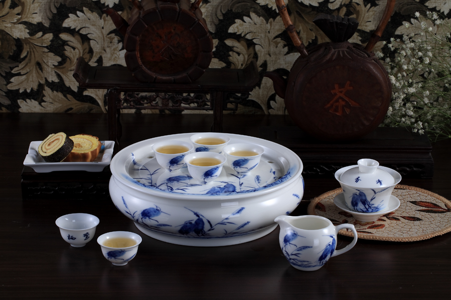 طقم شاي تشيلو - طقم شاي عظم صيني فاخر PT006