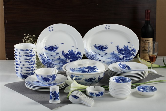 Zaawansowana Porcelana kostna z kolorowym szkliwem PC0035