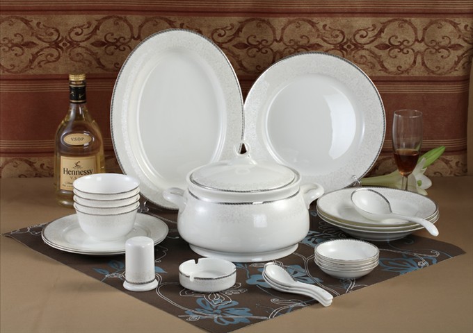 Színes üvegezésű fejlett csont porcelán öltöny PC0058